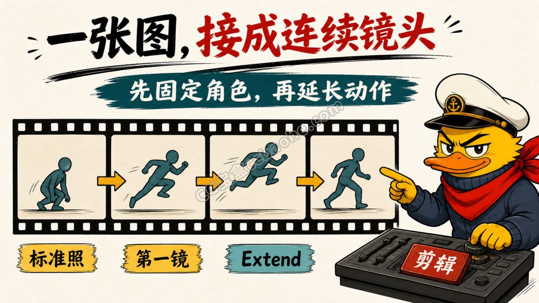 一张图，接成连续镜头