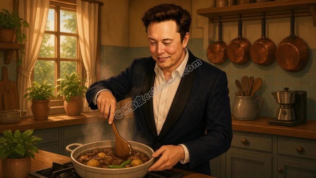 实际镜头静帧:动作与环境声都围绕锅里的烹饪过程